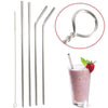 Paille inox (lot de 4 pailles + 1 goupillon) - Au Sens Pratique