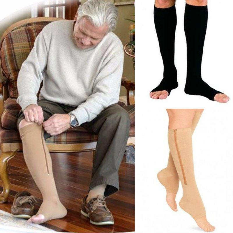 chaussettes contention homme fermeture éclair • Boutique orthopédique (FR)